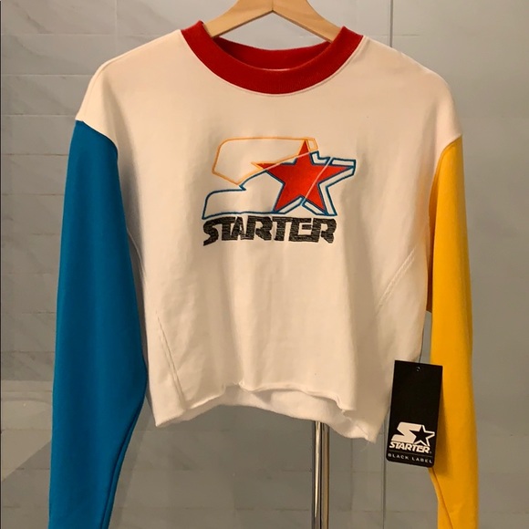 NWT Starter cropped Sweatshirt - Picture 1 of 10